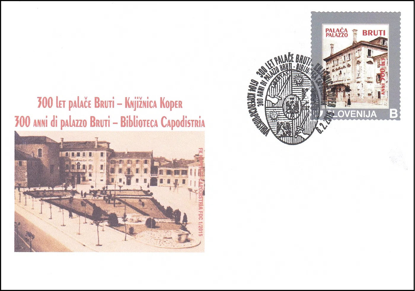 300 LET PALAČE BRUTI - KNJIŽNICA KOPER